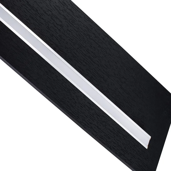 2-Piece Floating Wall Shelves w/LED Light, 15.75 Wood Wall Mounted Shelves for Bedroom, Bathroom, Living Room, Kitchen, Storage Shelf for Books, Plants & Decor, Invisible Brackets, Black - Image 9