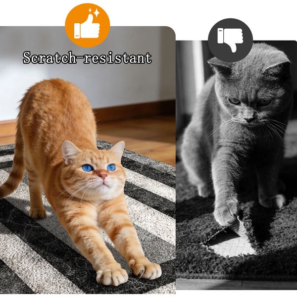 Three-piece kitchen rug set, non-slip and washable, abstract pattern kitchen hallway rug, soft and comfortable, suitable for sinks, floors, entrances, hallways and bathrooms. - Image 102